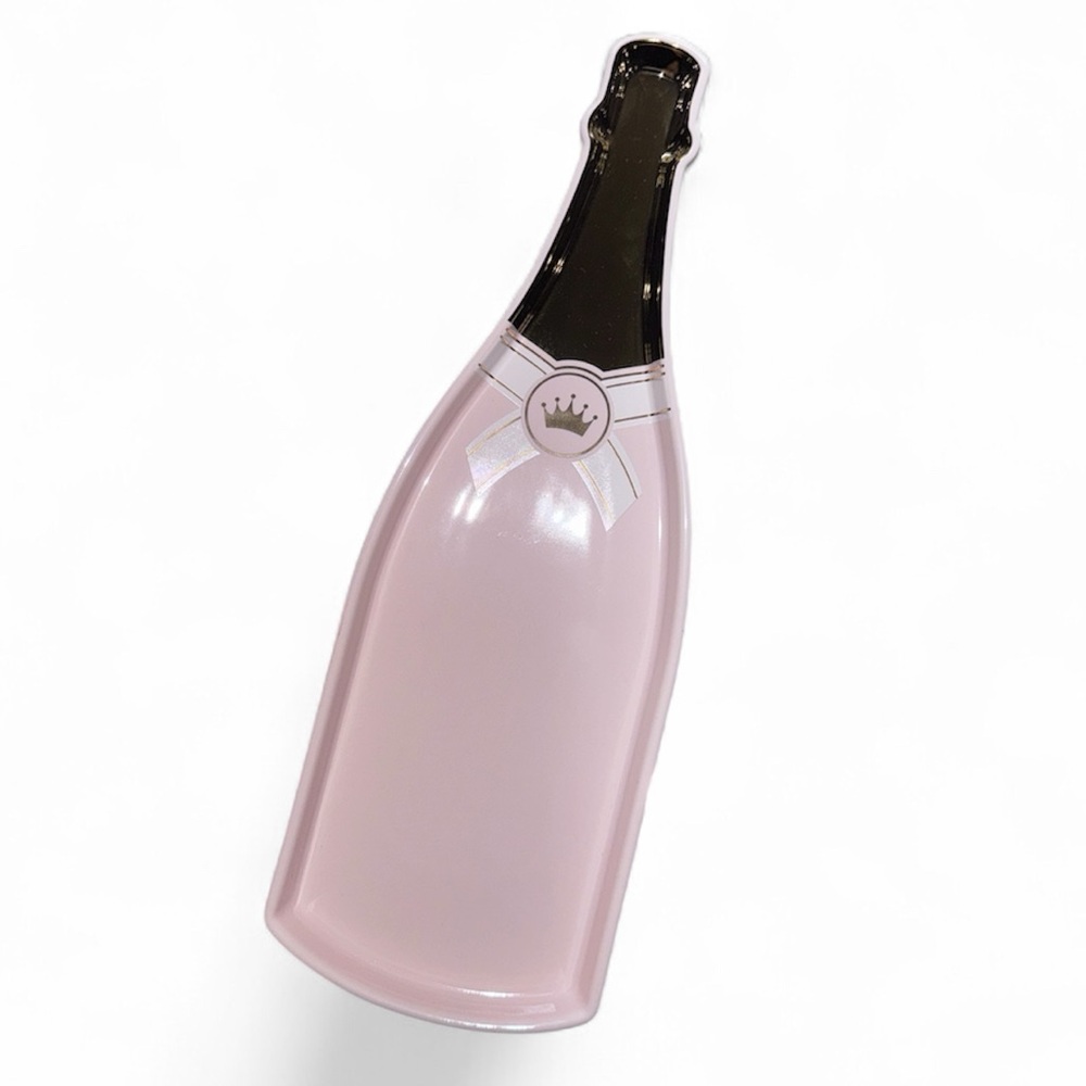 5A* Rosanna Champagne Bottle Serving Tray in a gift box
13.5”X4.5”X1” pink gold - Picture 3 of 14
